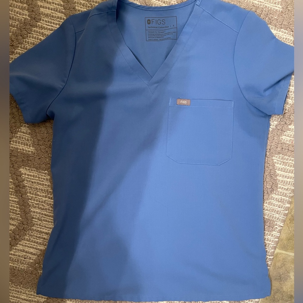 FIGS Ceil Blue SCRUB SET